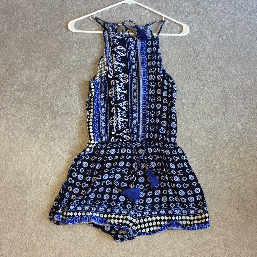 Printed romper